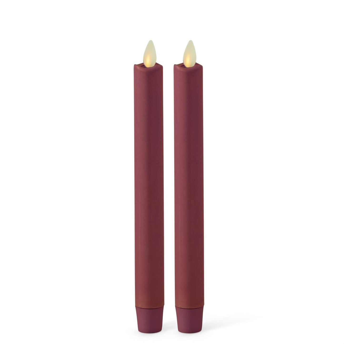 2 Pack 6 Inch Wax Luminara Indoor Taper Candles