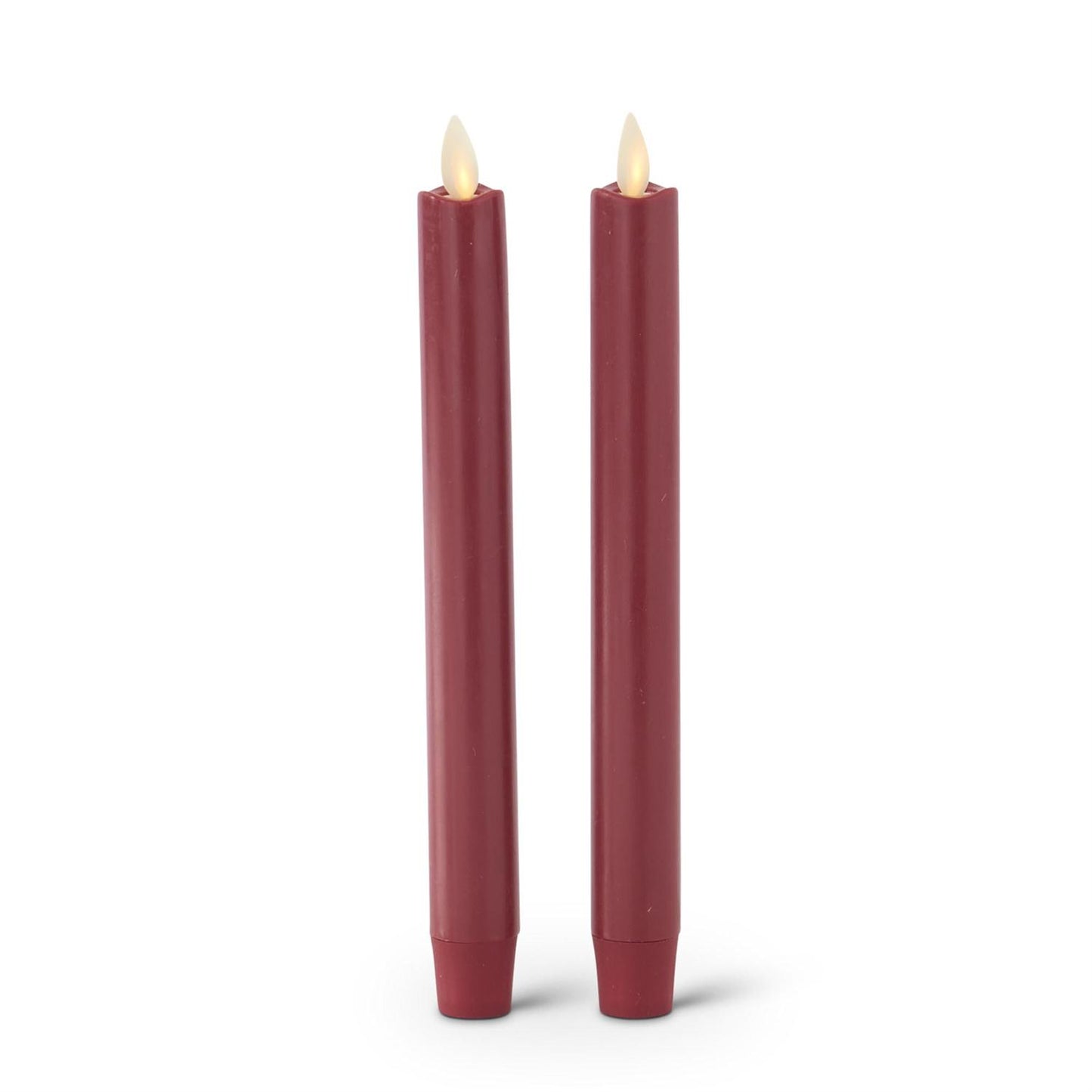 2 Pack 9.75 Inch Wax Luminara Taper Candles
