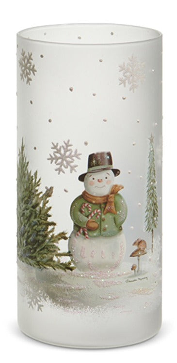 Woodland Snowman Containers