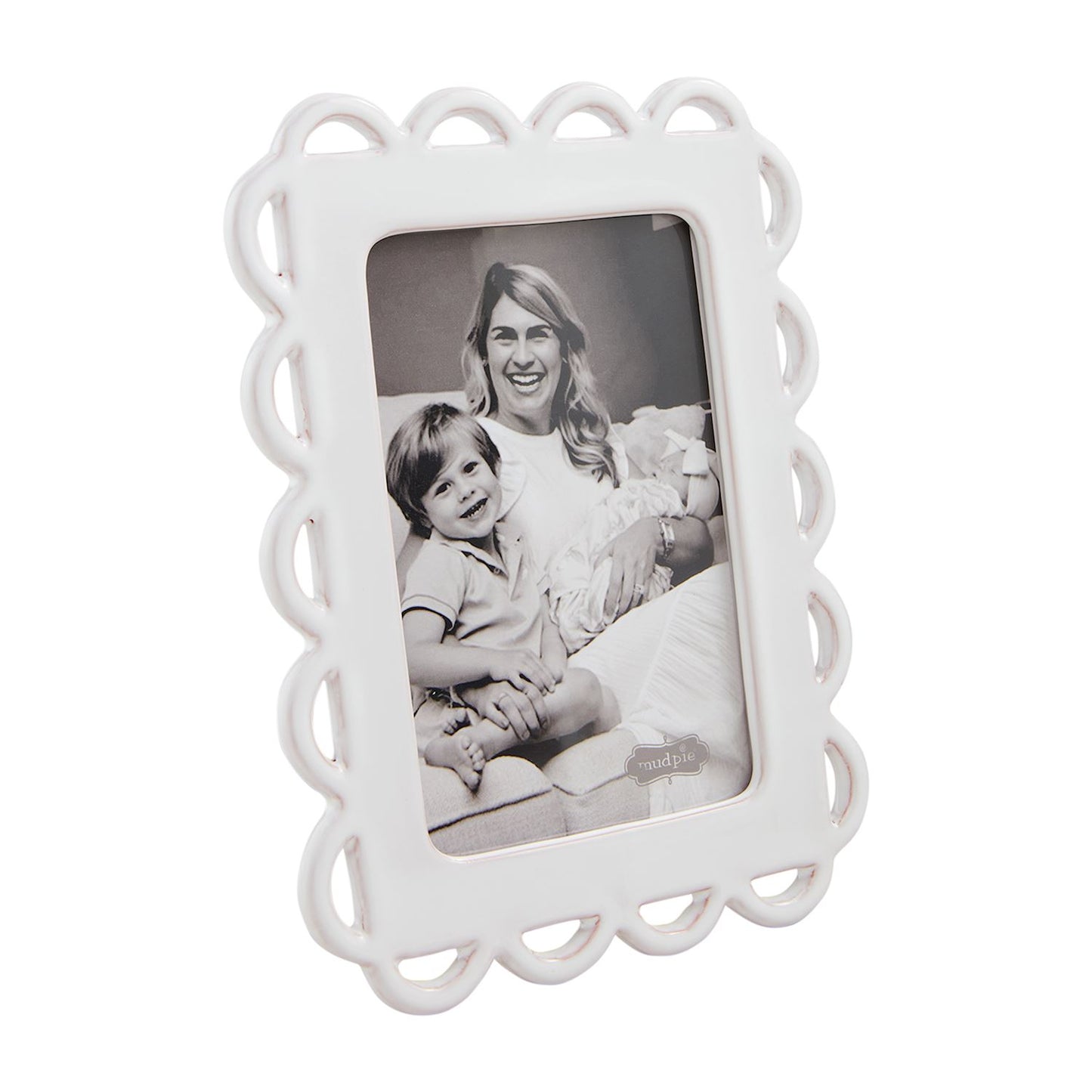 Large Ceramic Scallop Frame