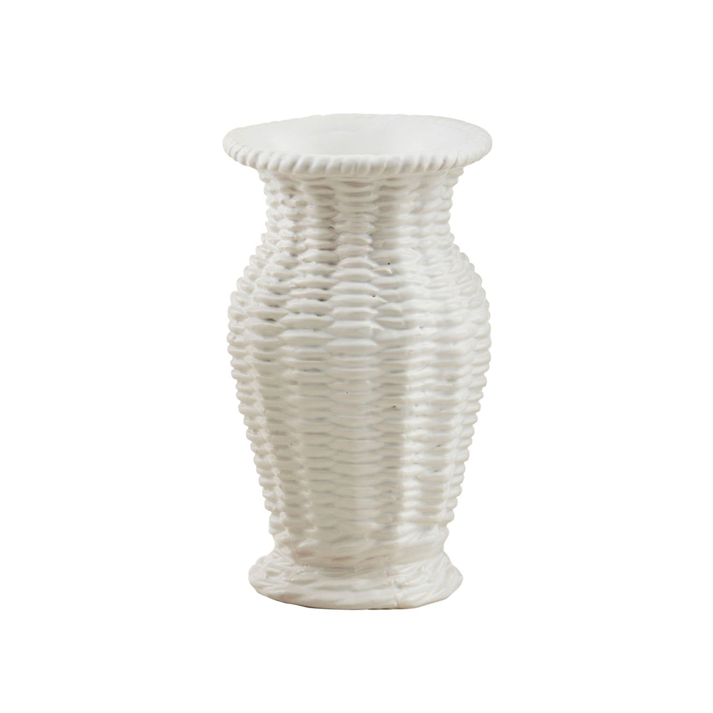 Woven Bud Ceramic Vase