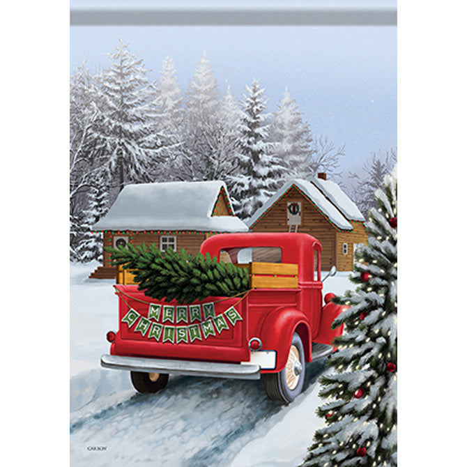Garden Flag - Christmas At Home