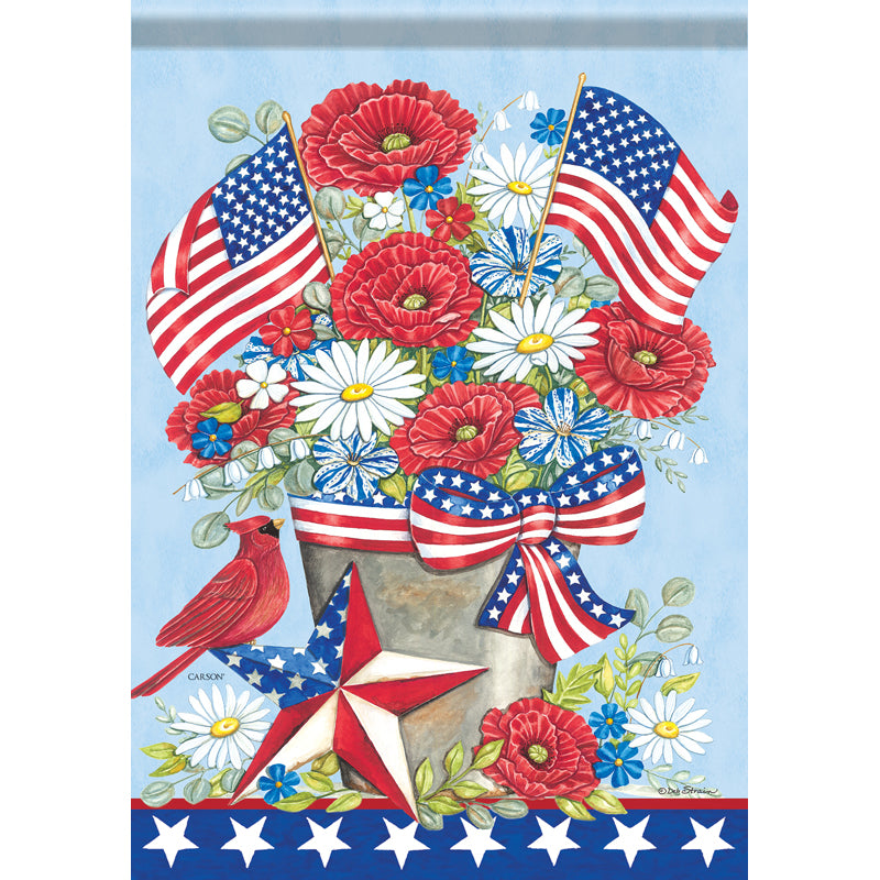 GARDEN FLAG-PATRIOTIC SUMMER