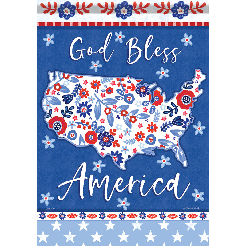 Garden Flag - Map of America