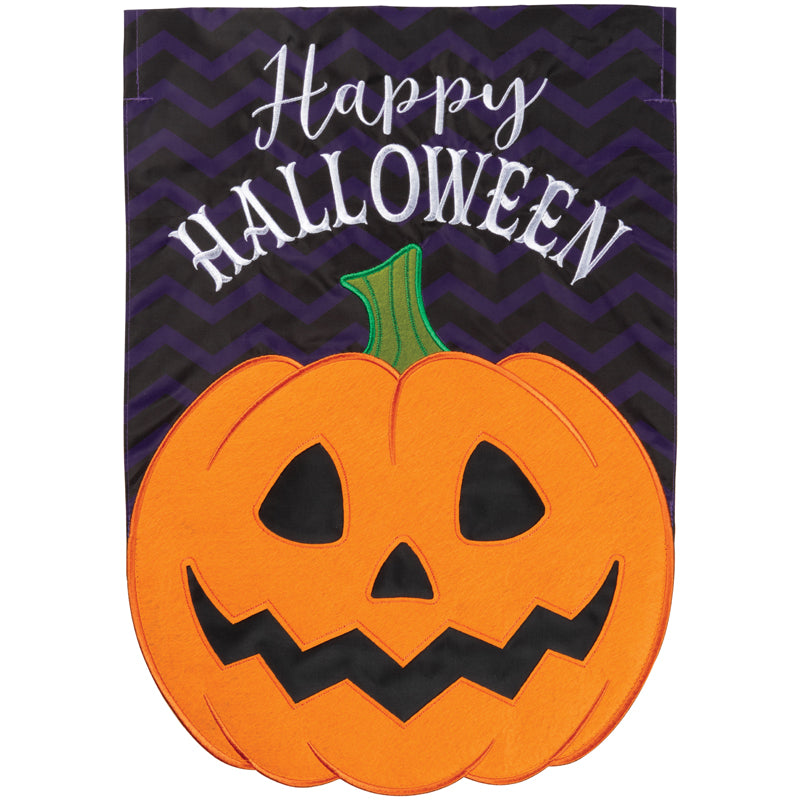 Garden Flag - Pumpkin Double Applique