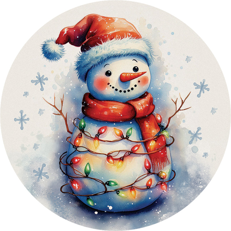 Car Coaster - SNOWMAN LIGHTS