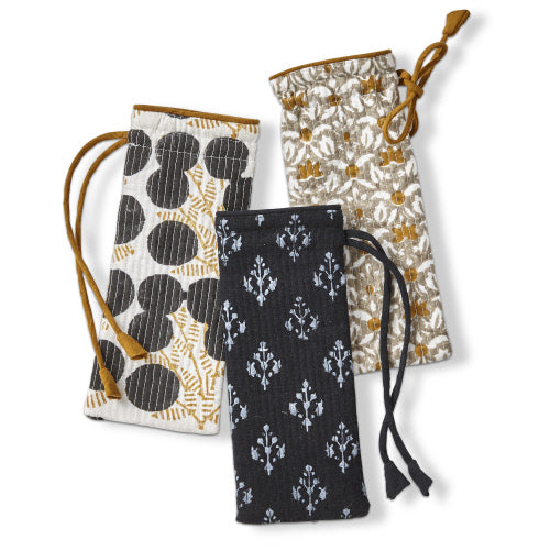 OLIVIA QUILTED EYE GLASS CASES