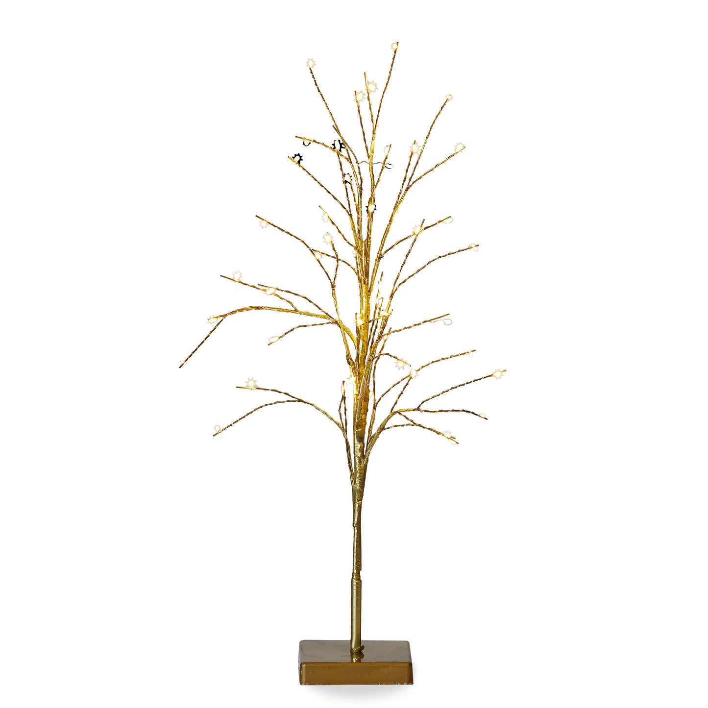 Glint Led Tree Tall Gold