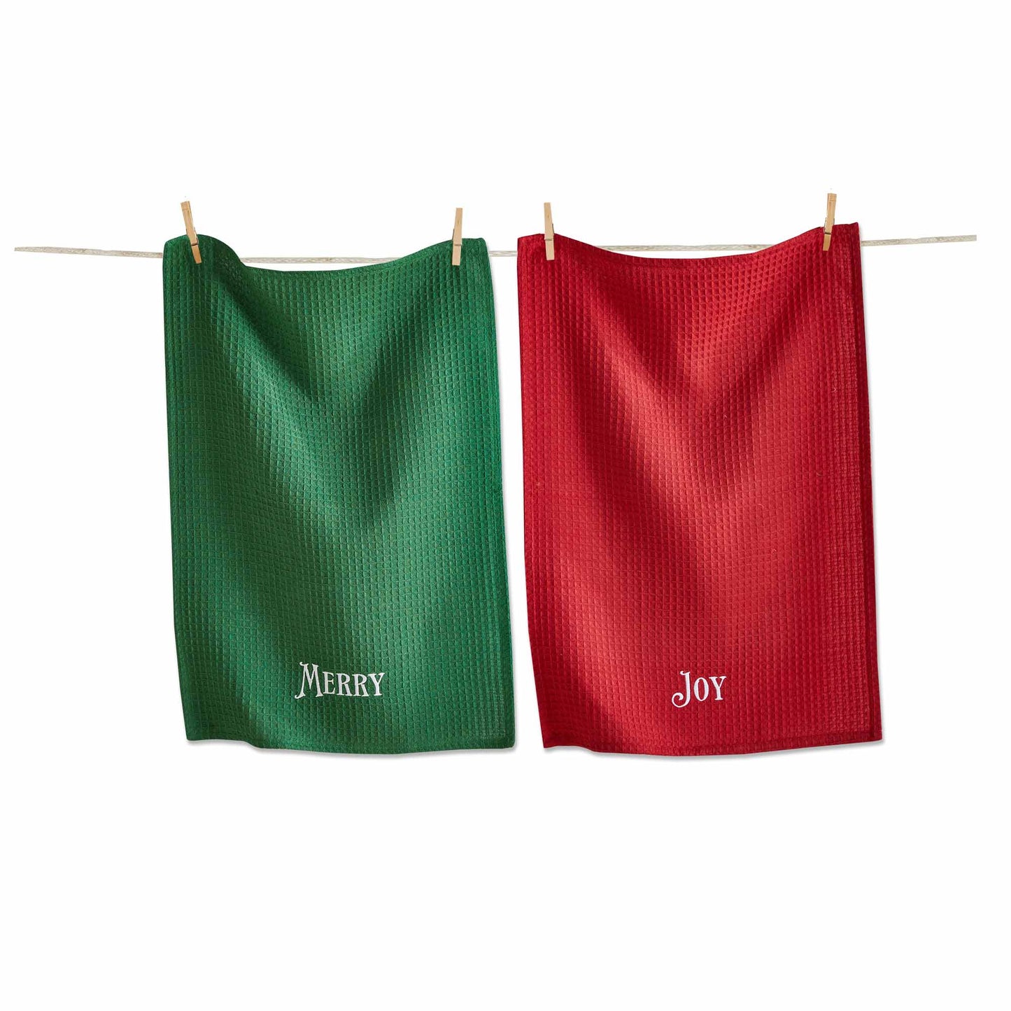 MERRY & JOY DISHTOWEL SET/2