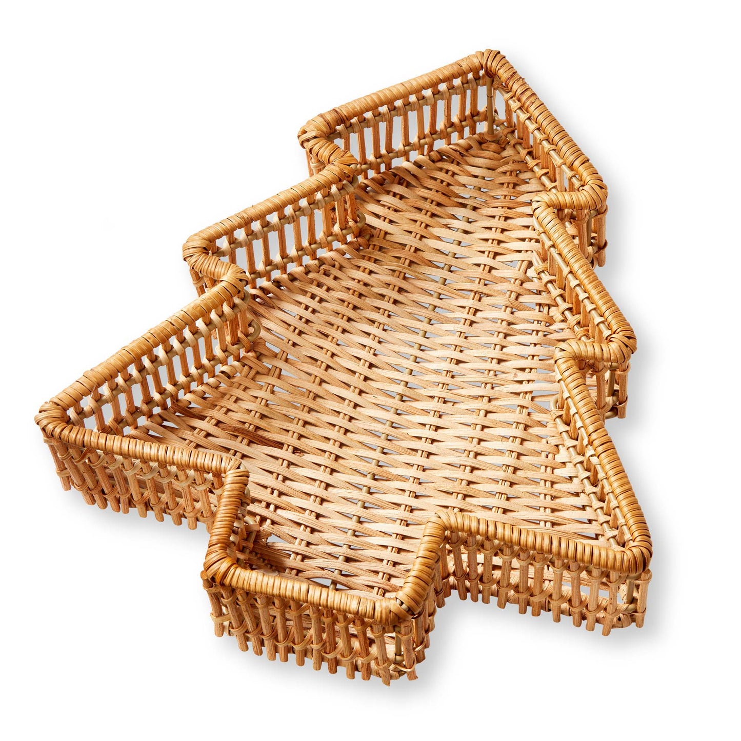 RATTAN TREE TRAY