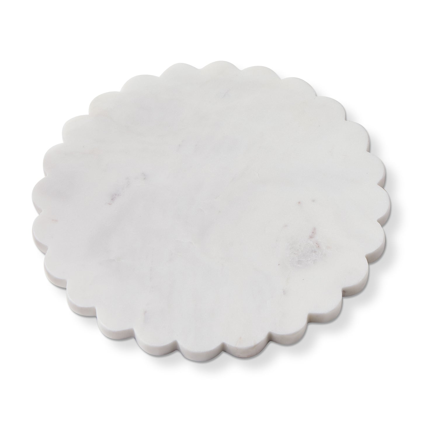 SCALLOPED ROUND MARBLE BOARD
