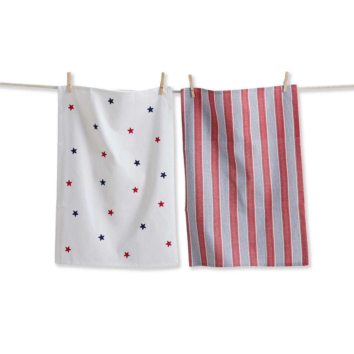 STARS & STRIPES DISHTOWEL SET/2