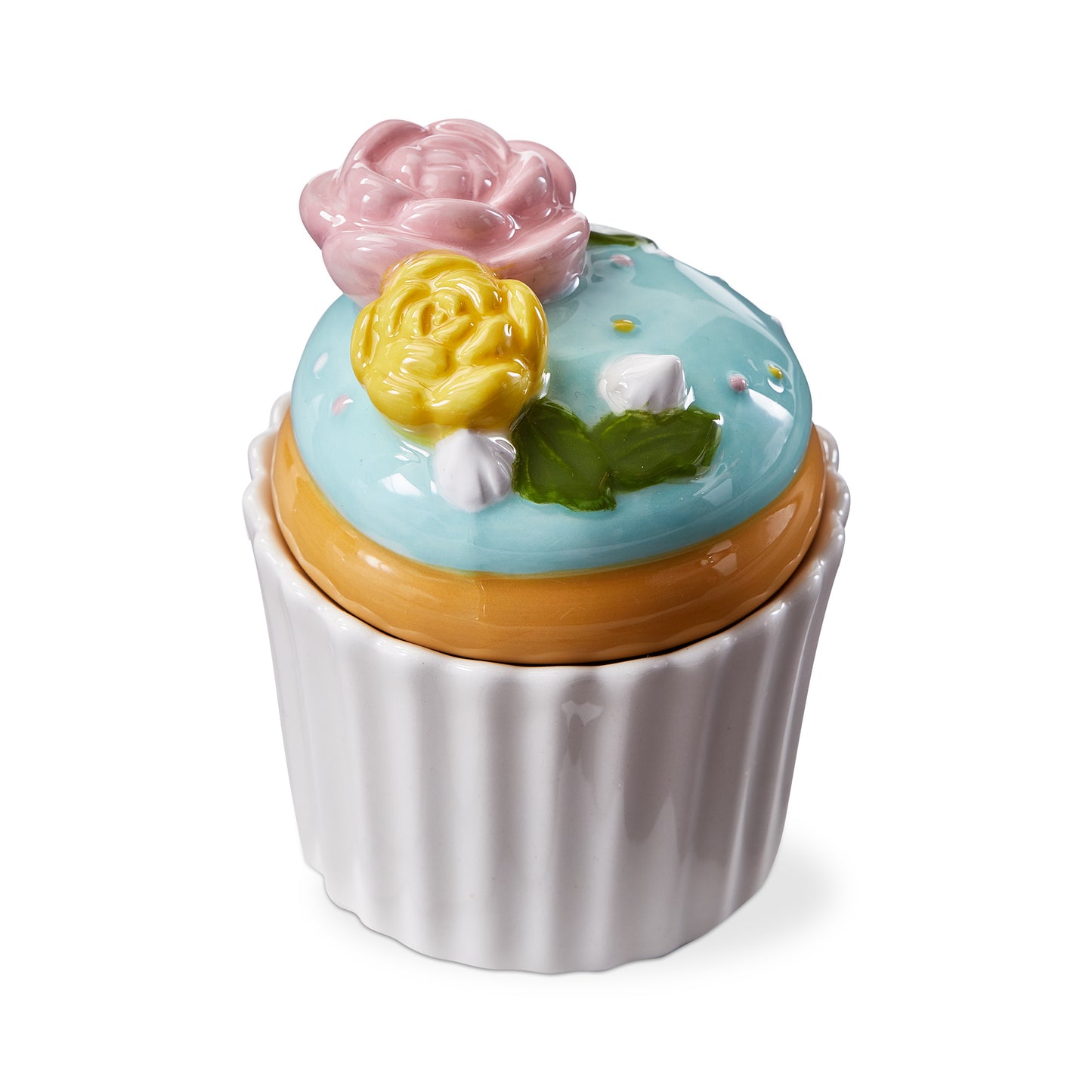 FLOWER CUPCAKE TRINKET DISH
