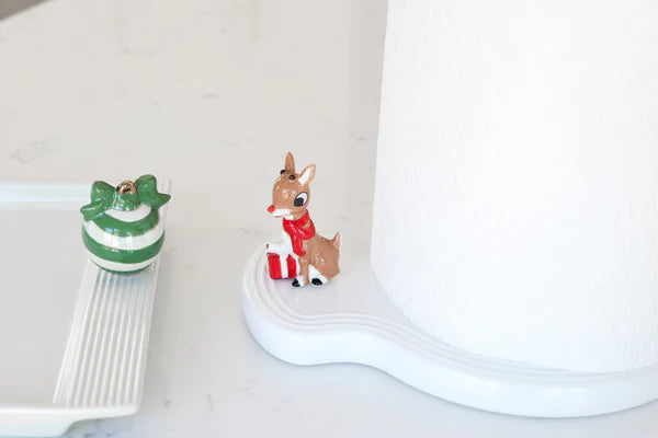 Paper Towel Holder - Nora Fleming Pinstripes