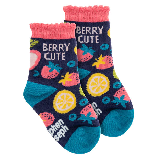 TODDLER CREW SOCKS FRUIT