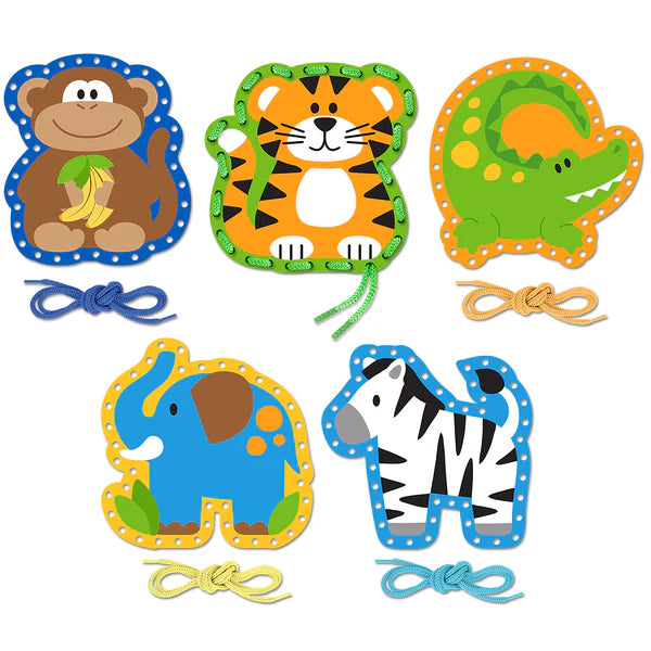 Lacing Card Set Zoo
