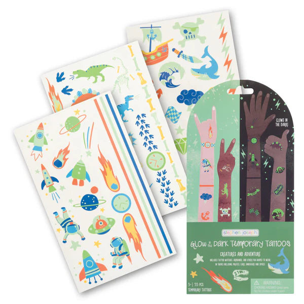 TEMPORARY TATTOOS GLOW CREATURES