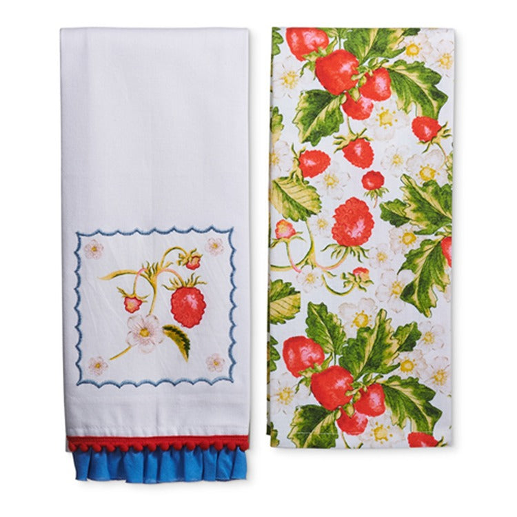Strawberry Vine Tea Towels