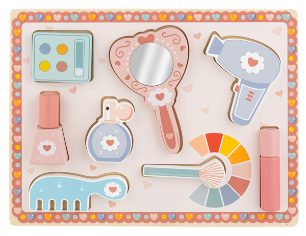 Wooden Makeup Puzzle Set