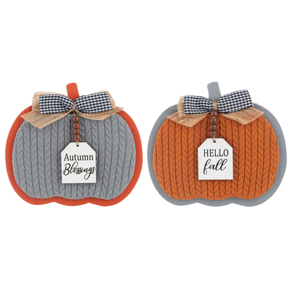 Cozy Fall Pumpkin Figurines