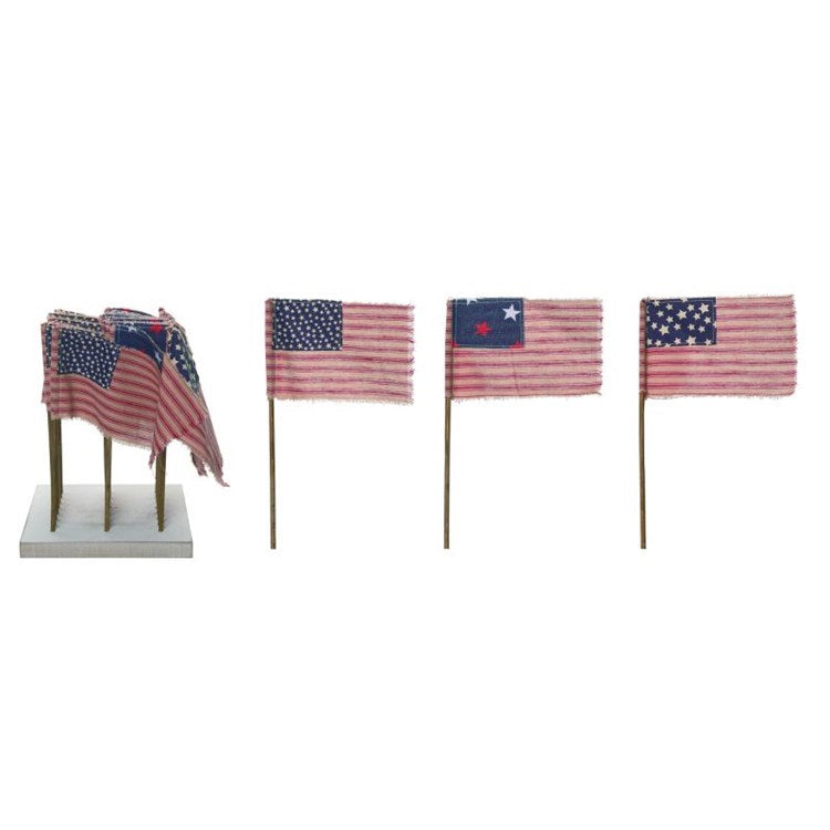Fabric American Flags
