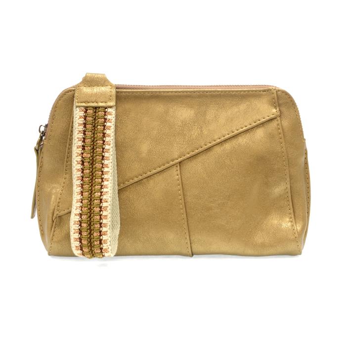 CROSSBODY WITH WOVEN WRIST STRAP