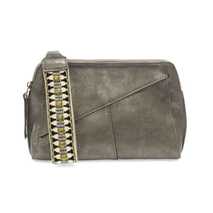 CROSSBODY WITH WOVEN WRIST STRAP