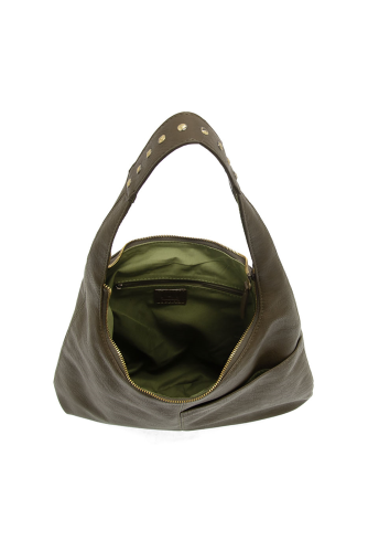 Dark Moss Harley Studded Hobo