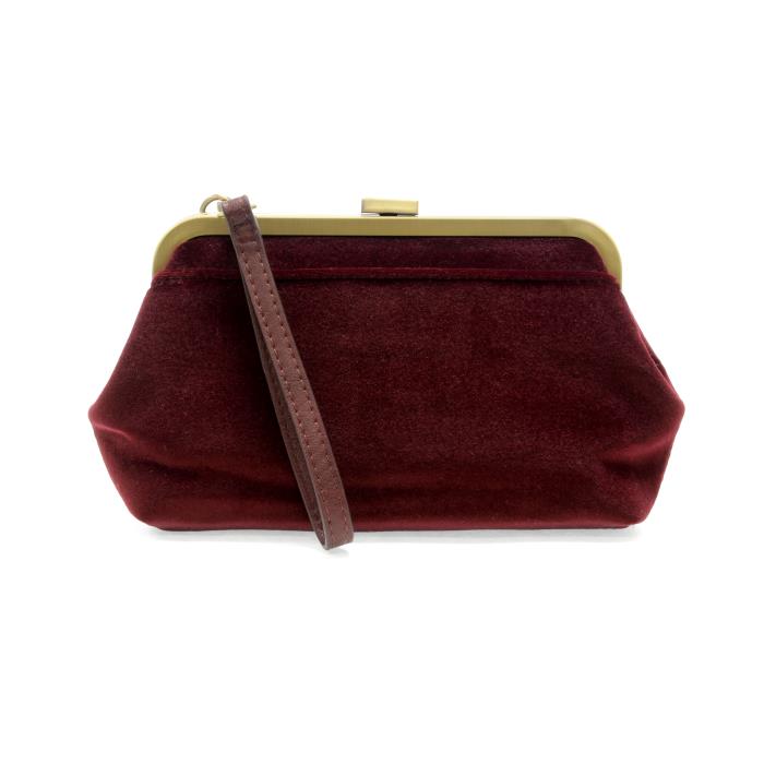 Joy Susan - Velvet Vivie Frame Lock Convertible Crossbody/Wristlet