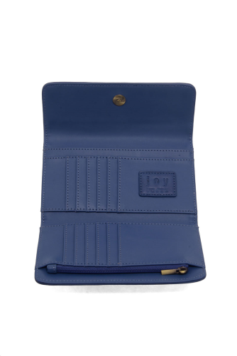 Navy Marnie Mini Tri-fold Wallet