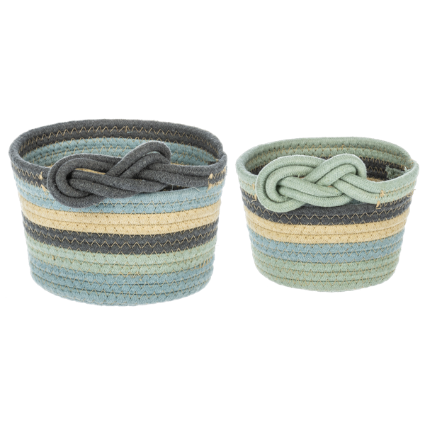 Woven Knot Basket Set