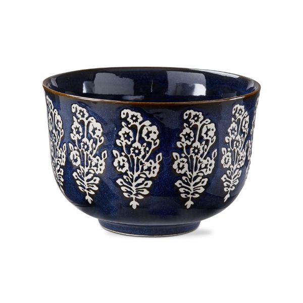 cottage reactive glaze serving bowl