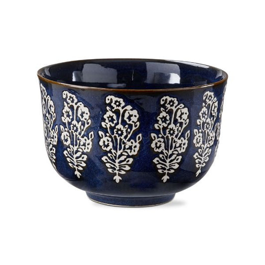 cottage reactive glaze serving bowl