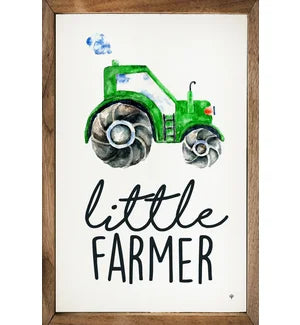 Little Farmer Green Tractor White