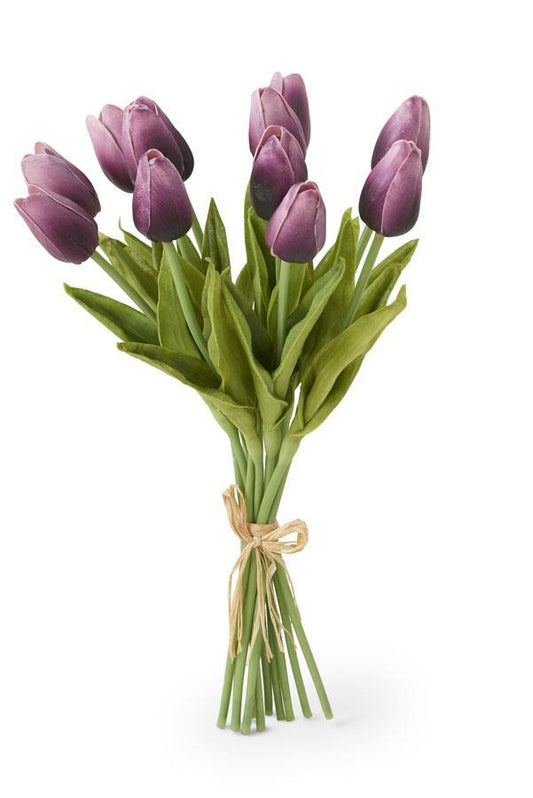 REAL TOUCH MINI TULIP BUNDLE (12 STEMS)