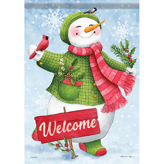 Garden Flag - Snowy Fun