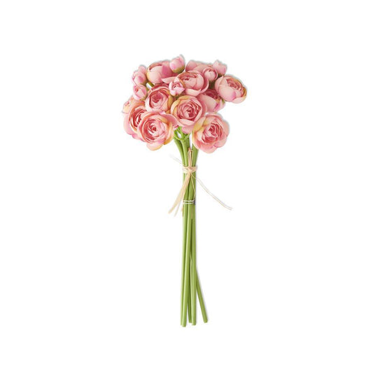 11 Inch Pink Mini Ranunculus Bundle (7 Stems)