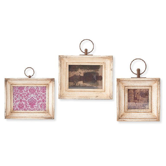 WHITE VINTAGE WOOD FRAMES