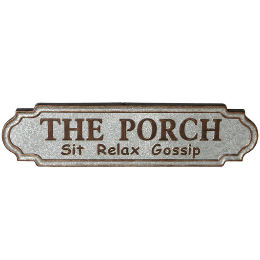 The Porch Galvanized Wall Decor