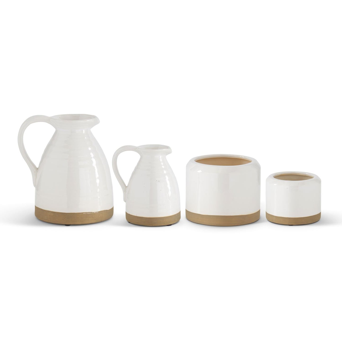 Ceramic Gray Glazed Pitchers/Pots