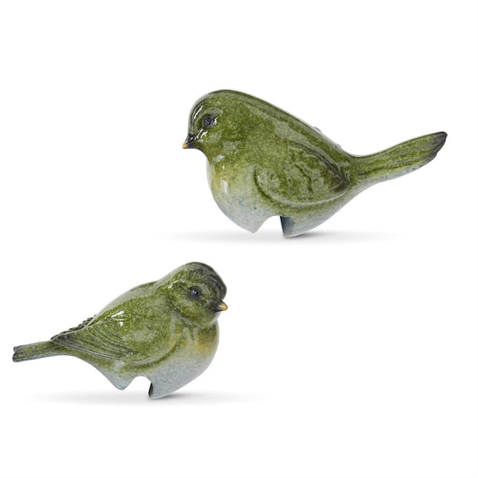 3.5 Inch Green Bird Pot Hangers