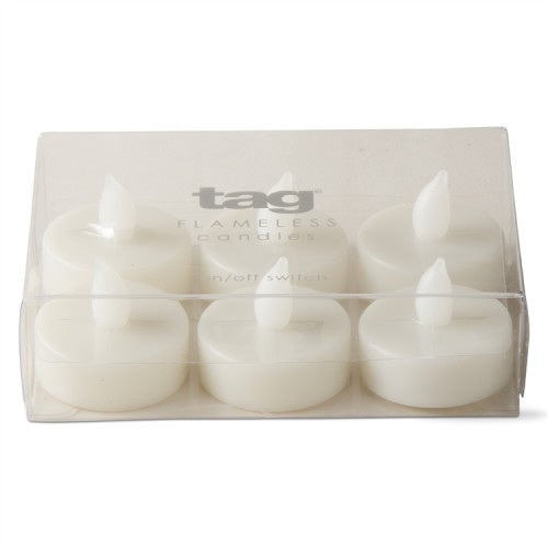 LED TEALIGHTS SET/6