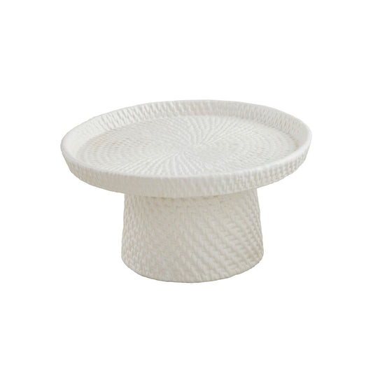Lg Woven Ceramic Pedestal