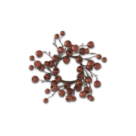 12 Inch Brown Pod Candle Ring (4.5Dia.)