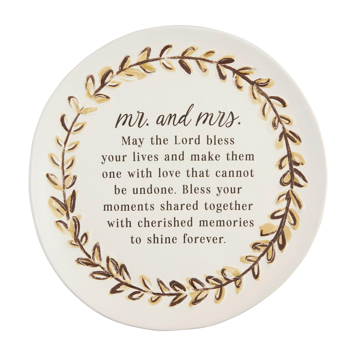Mr. & Mrs. Blessing Plate