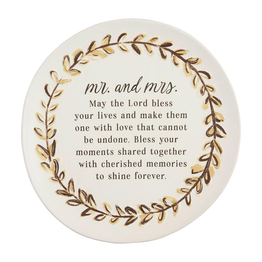 Mr. & Mrs. Blessing Plate