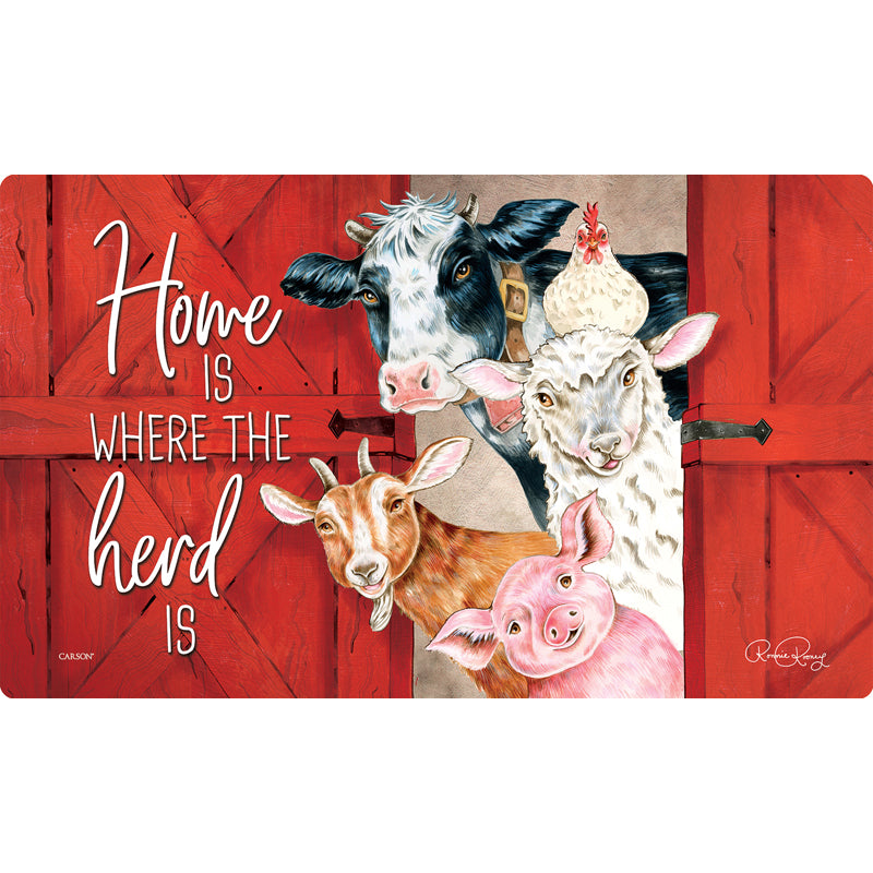 MAT-BARNYARD FRIENDS