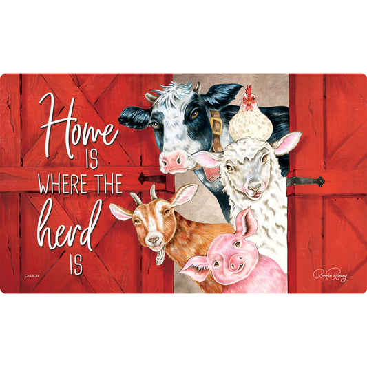 MAT-BARNYARD FRIENDS