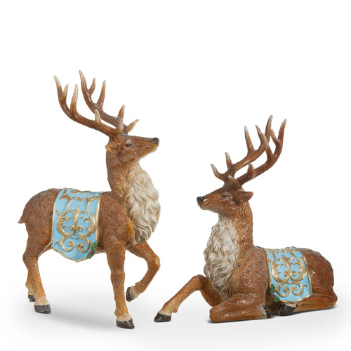 14" DEER WITH SADDLE BLANKET