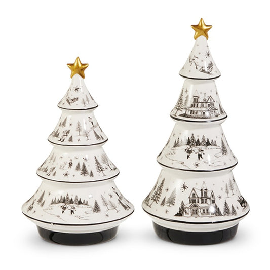 12 Through the Woods Ceramic Trees